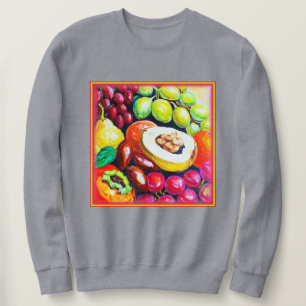 Sudadera Hermosa mezcla de pintura de frutas de uva. ¡Hazte