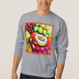 Sudadera Hermosa mezcla de pintura de frutas de uva. ¡Hazte