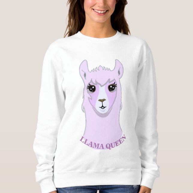 Sudadera Hermosa Reina de la Llama (Anverso)