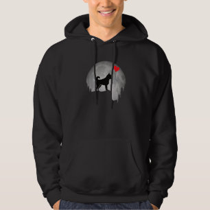 Sudadera Hermosa silueta de perro Chihuahua Perro Luna Lind