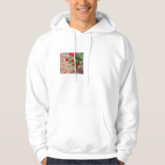 Sudadera Hermosas rosas rojas con pepitas en el suelo - Nat