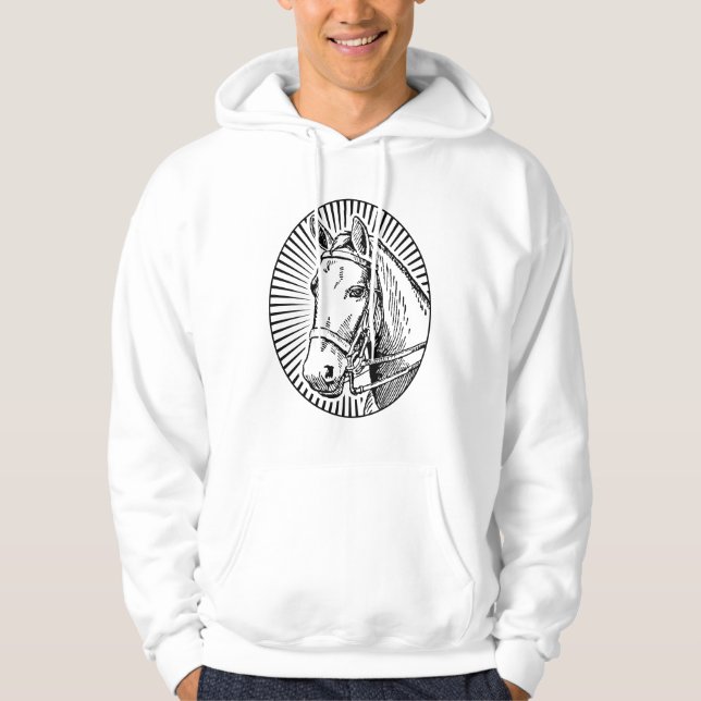 Sudadera Hermoso caballo (Anverso)