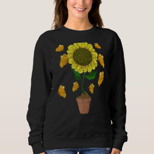 Sudadera Hermoso Entomólogo De Insectos De Girasol Hippie P