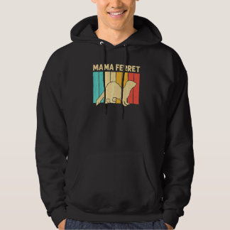 Sudadera Hermoso Hurón Para Mujeres Mamá Dueña De Animales 