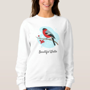 Sudadera Hermoso invierno Bullfinch