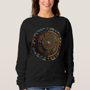 Sudadera Hermoso Mandala de Punto Geométrico