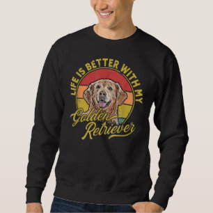 Sudadera Hermoso perro de Golden Retriever
