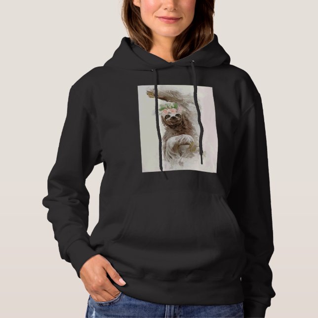 Sudadera Hermoso retrato eslovaco de la corona (Anverso)