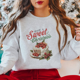Sudadera Hermosos Navidades de pasteles dulces de época