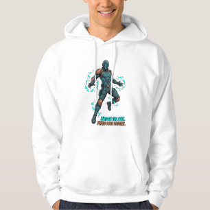 Sudadera Héroe Cyberpunk - Arte de Cómic Dinámico