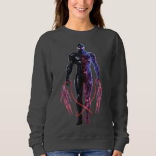 Sudadera Héroe de Energía Oscura Estético de Fuerza Mediano