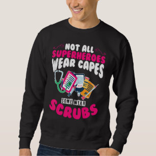Sudadera Héroe de enfermeras lleva manchas de hongos Héroe