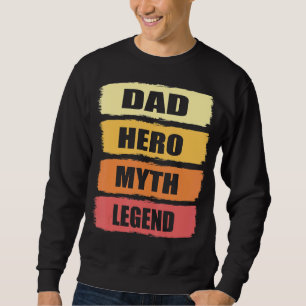 Sudadera Héroe de Héroes de Hombres Legend Día del Padre Me
