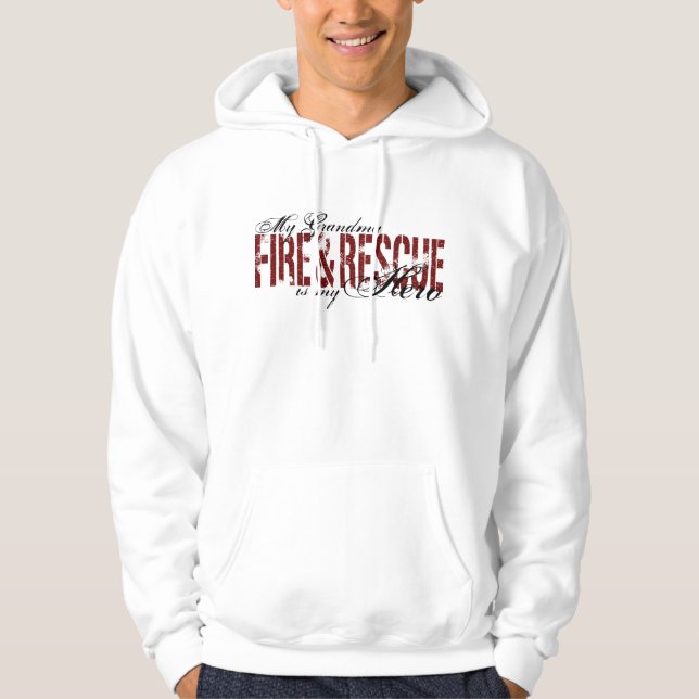Sudadera Héroe de la abuela - fuego y rescate (Anverso)