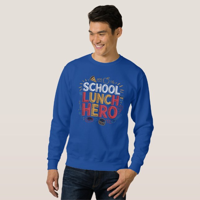 Sudadera Héroe del almuerzo escolar (Anverso completo)