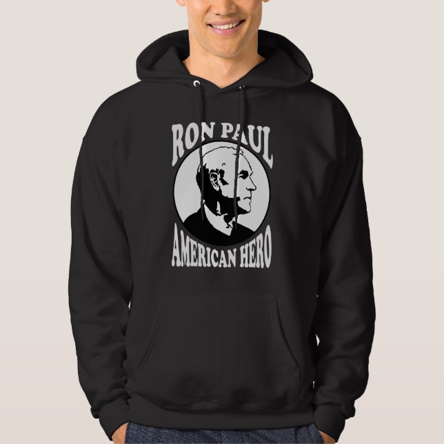 Sudadera Héroe del americano de Ron Paul (Anverso)