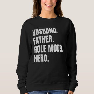 Sudadera Héroe del Modelo de Rol para Padre Esposo Para Pad