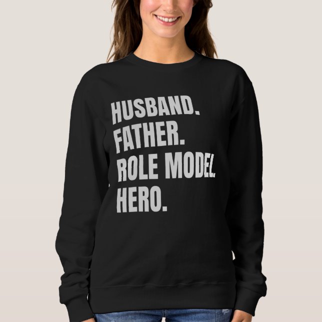 Sudadera Héroe del Modelo de Rol para Padre Esposo Para Pad (Anverso)