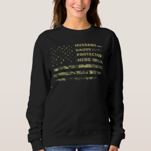 Sudadera Héroe del padre feliz padre de papá marido