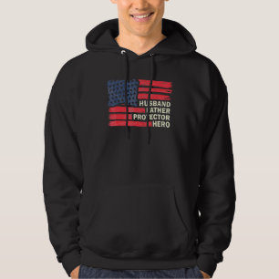 Sudadera Héroe del protector de los esposos masculinos - Dí