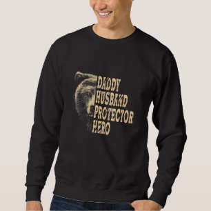 Sudadera Héroe del protector del marido de papi