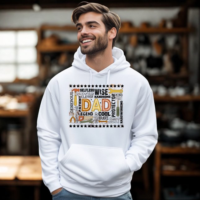 Sudadera Héroe guapo del Día del Padre mejor papá (Subido por el creador)