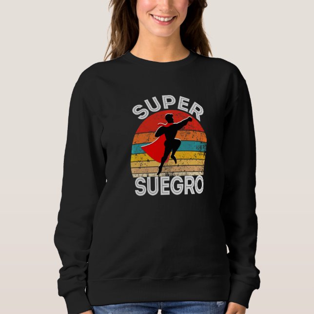 Sudadera Héroe Jurídico De Hombres Súper Suegro (Anverso)