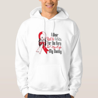 Sudadera Héroe oral de la cinta del cáncer mi papá