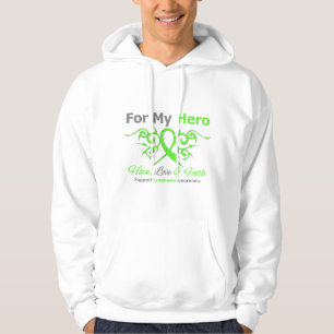 Sudadera Héroe tribal de la cinta del cáncer del linfoma