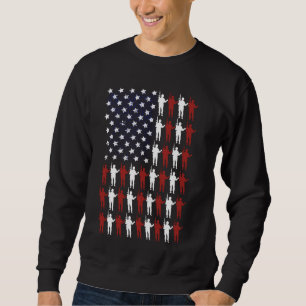 Sudadera Héroes de papá norteamericano, veterano de la viej