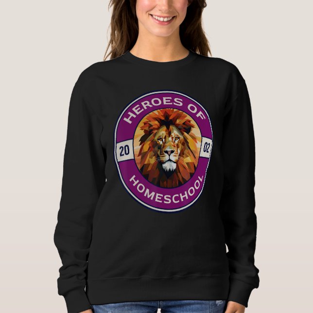 Sudadera Heroes of Homeschool (Anverso)