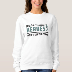 Sudadera Héroes reales Ambulancia paramédica EMT EMS Funny