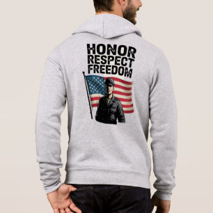 Sudadera Héroes Veterano Día Diseño Patriótico