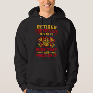 Sudadera Heroic Retired Firefighter  Fireman  Idea