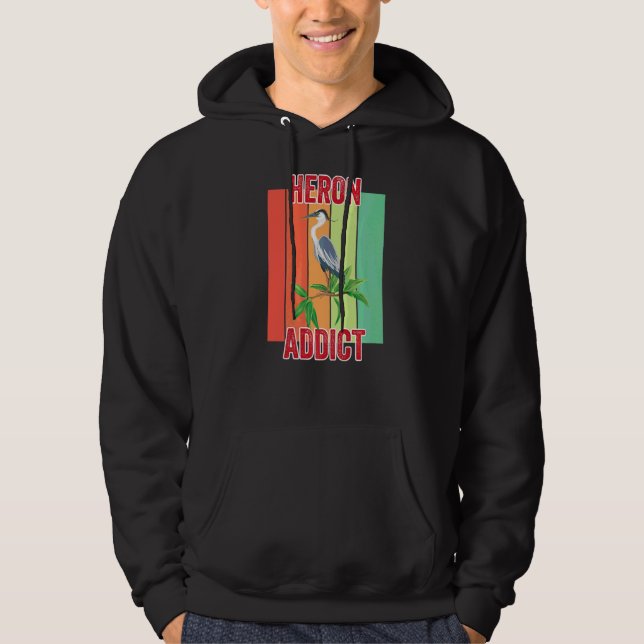 Sudadera Heron Addict Bird Watching (Anverso)