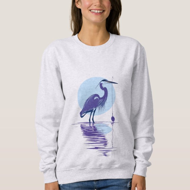 Sudadera Heron by Moonlight – Women’s Sweatshirt (Anverso)