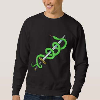 Sudadera Herpetología del reptil de la espada