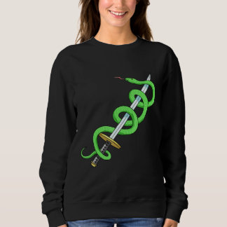 Sudadera Herpetología del reptil de la espada