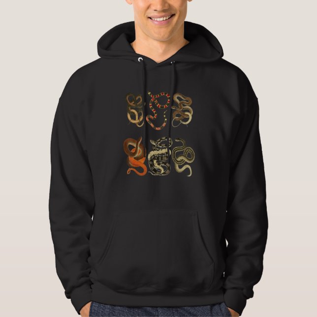 Sudadera Herpetología Educativa de las Serpientes (Anverso)