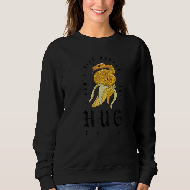 Sudadera Herpetólogo Ball Python Propietario de serpientes  (Anverso)
