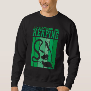 Sudadera Herpetólogo Herpetología Herp Prefiero Ser Herpi