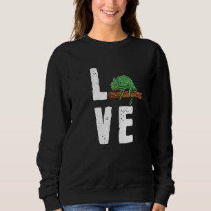 Sudadera Herpetólogo Me Encanta Mi Mascota Velado Chameleon