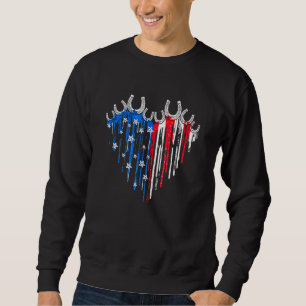 Sudadera Herradura: Día de la Independencia de la Bandera E