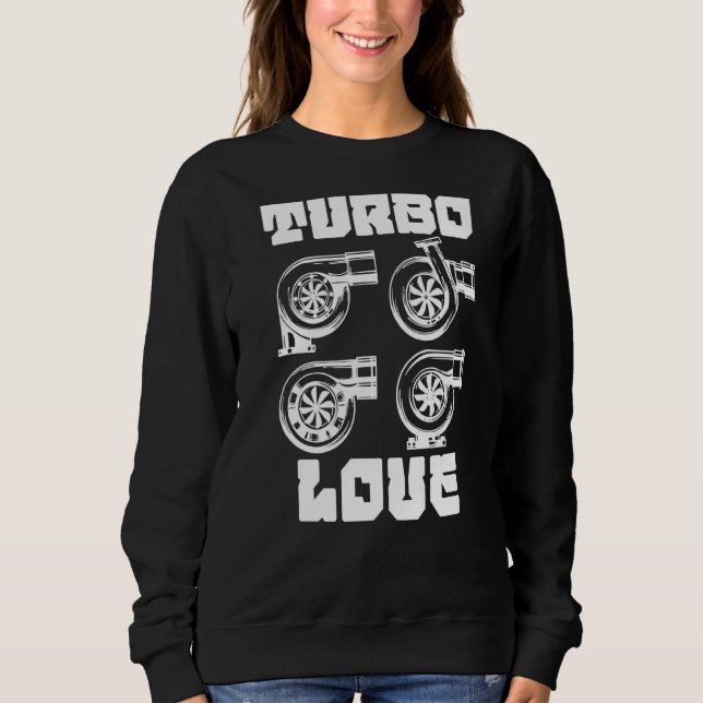 Sudadera Herramienta de declaración de moda Turbocharger Ca (Anverso)