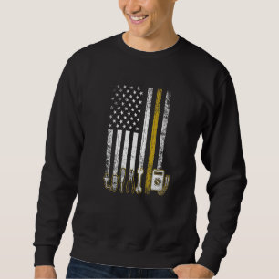 Sudadera Herramientas De Bandera De Ee.Uu. Para Electricist
