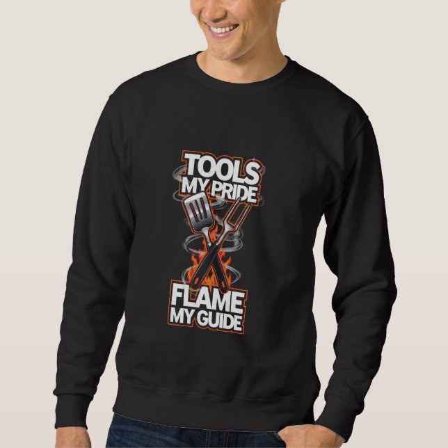 Sudadera Herramientas De Barbacoa Mi Orgullo Smoky Pitmaste (Anverso)