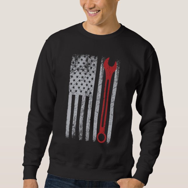 Sudadera Herramientas de taller para mecánica de coches de  (Anverso)