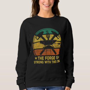 Sudadera Herrero La Forja Es Fuerte Con Esta Metalizado