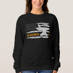 Sudadera Herrero Martillo Anvil Bandera Cuchilla Maker Acer