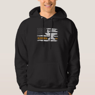 Sudadera Herrero Martillo Anvil Bandera Cuchilla Maker Acer